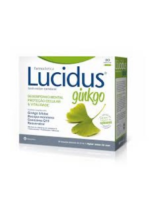 Lucidus Ginko - 30 Ampolas - Farmodietica - 20 % Desc. de 7 a 30 de Novembro